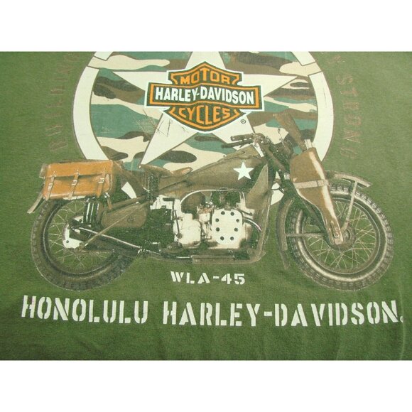 Harley Davidson Sleeveless Cut Off T-Shirt Size 2X Pacific Pearl Harbor Honolulu - Picture 6 of 12